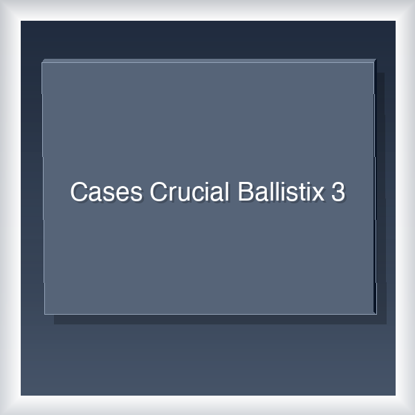Cases Crucial Ballistix 3