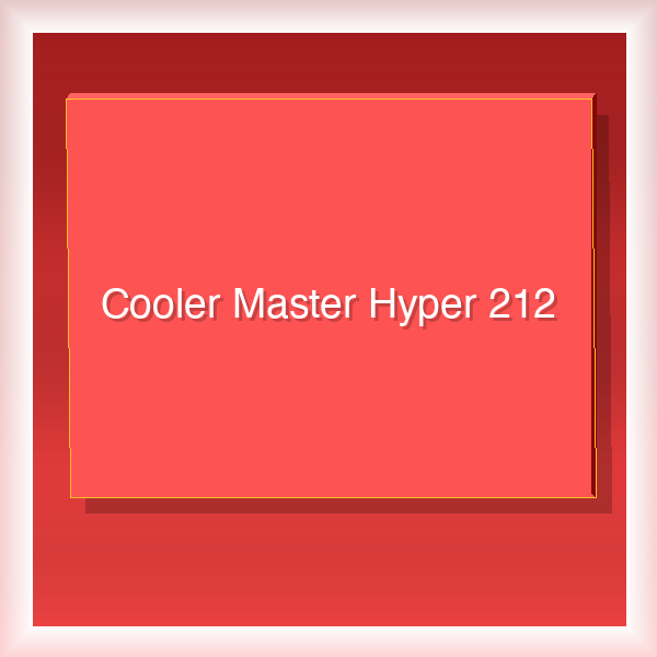 Cooler Master Hyper 212 EVO