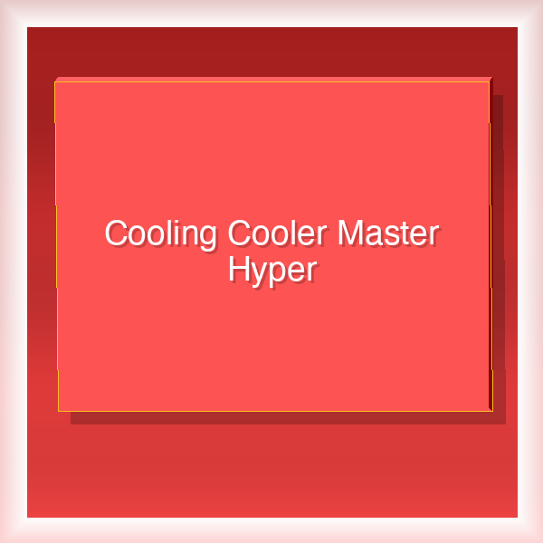 Cooling Cooler Master Hyper 212 EVO