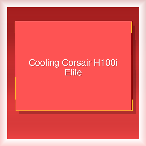 Cooling Corsair H100i Elite Capellix