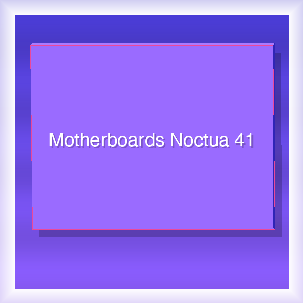 Motherboards Noctua 41