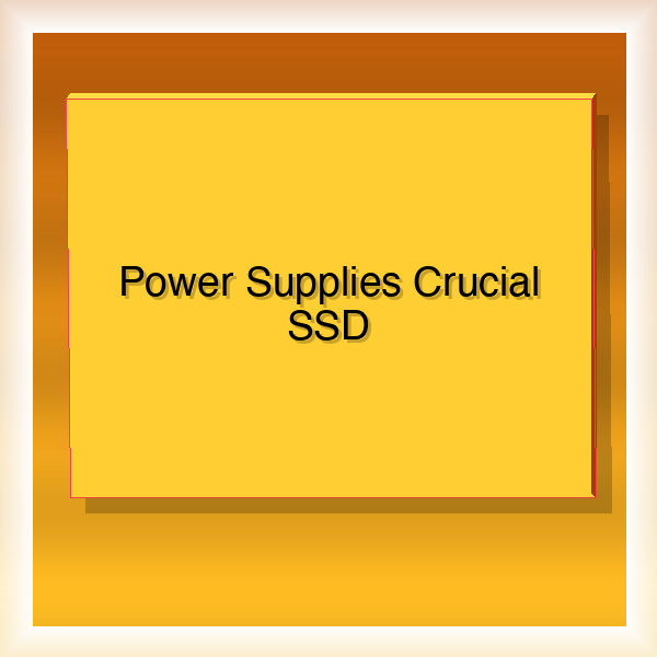 Power Supplies Crucial SSD 38