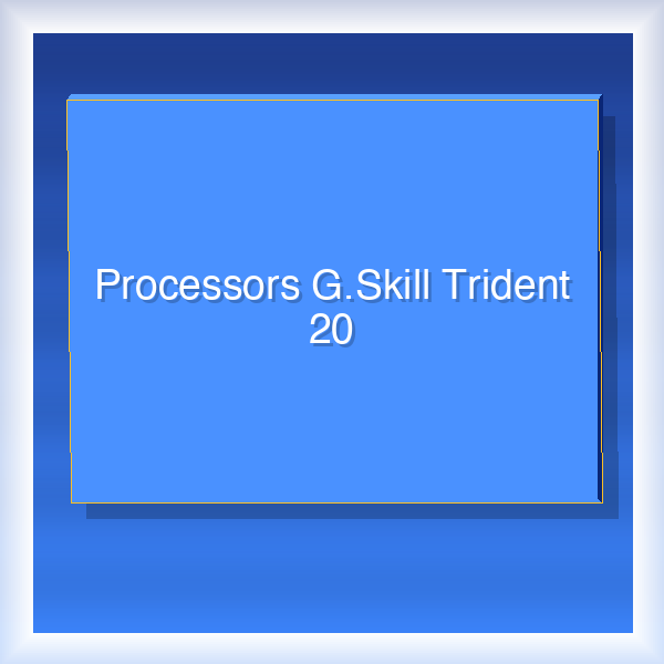 Processors G.Skill Trident 20