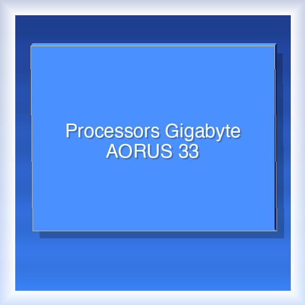 Processors Gigabyte AORUS 33