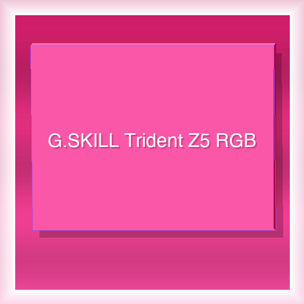 G.SKILL Trident Z5 RGB 32GB (2x16GB) DDR5-6000