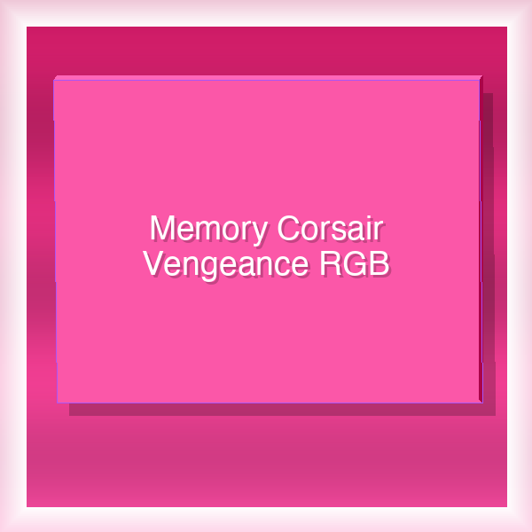 Memory Corsair Vengeance RGB 16GB DDR4
