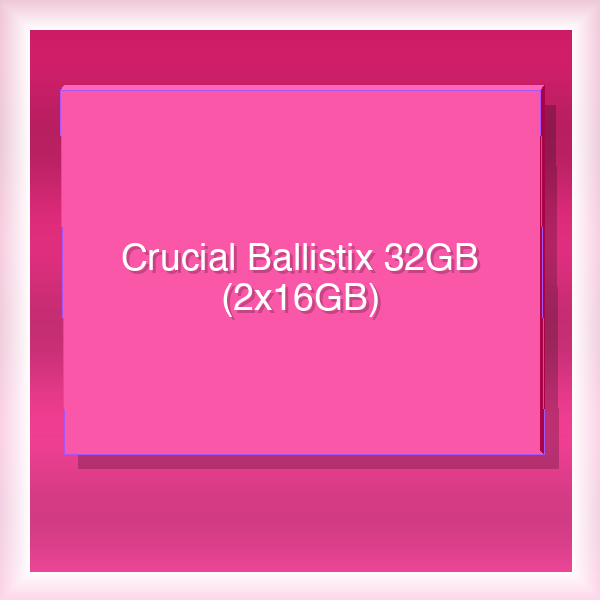 Crucial Ballistix 32GB (2x16GB) DDR4-3600