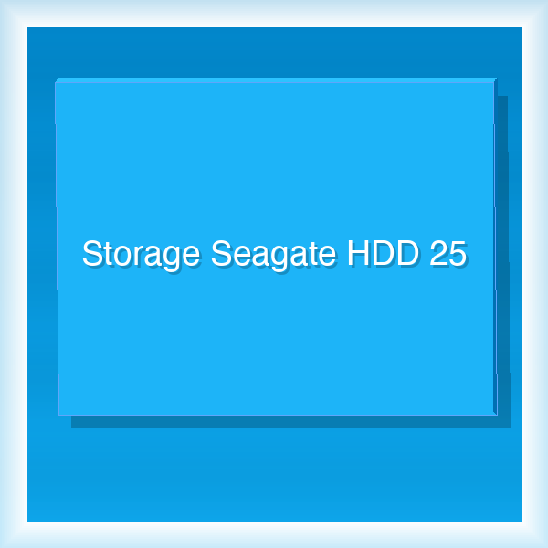 Storage Seagate HDD 25